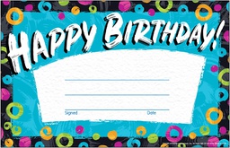 [T81090] Color Harmony Birthday Award 14cmx 21.5cm(30 sheet)