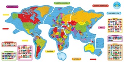 [T8259] Continents &amp; Countries B.B.SET (27pcs) (5.5'=1.66m)