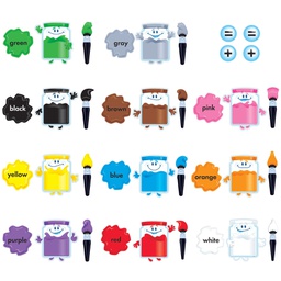 [TX8268] Colortime Paints BB Set contains 11color Words (37pcs)