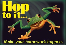 [TA67054] Hop to it... Make your homework...Poster (13.3''x19''(33.7cmx48cm)