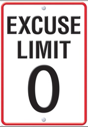 [TA67259] Excuse Limit 0 Poster (13.3''x19''(33.7cmx48cm)