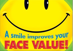 [TA67333] A smile improves your face Poster (13.3''x19''(33.7cmx48.cm)