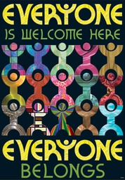 [TA67341] Everyone is welcome here… Poster (13.3''x19''(33.7cmx48cm)