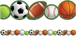 [TCR5596] Sports Die-Cut Border Trim, 12pcs 2.75''x35''(6.9cmx88.9cm)