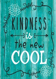 [TCR7412] Kindness Is the New Cool Positive Poster (13.3''x19''(33.7cmx48cm)