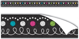 [TCRX77333] Chalkboard Brights Clingy Thingies Strips(25.4cm x 1.9cm)(18 pcs)