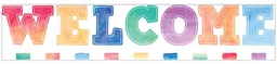 [TCR8190] Watercolor Welcome Bulletin Board (37pcs)
