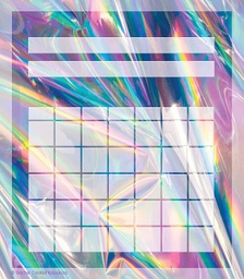 [TCRX8735] Iridescent Incentive Chart pads 5.25''x6''(13.3cmx15.2cm)(36pcs)