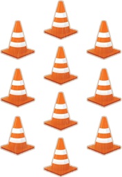 [TCR8745] Under Construction Cones Accents 6''(15.2cm) (30pcs)