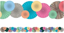 [TCR8812] Home Sweet Classroom Fans Die-Cut Border Trim, 12strips (2.75''x34'')(6.9cmx86.7cm), total (34'=10.3m)