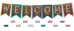 [TCR8815] Home Sweet Classroom Pennants Welcome BB Set  (57pcs)