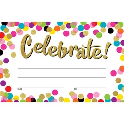 [TCR8892] Confetti Celebrate! Awards (21.5cmx13.9cm)(25pcs)