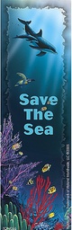 [TCRX4366] Save the Sea Bookmarks from Wyland (16.5cmx5cm)   (36 pcs)