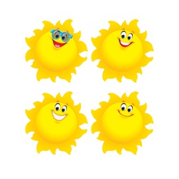 [TX10872] Suns Mini Accent Variety pack 4/ designs / 9 of each (3'' (7.5cm) (36 pcs)