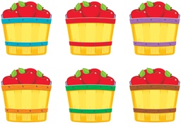 [TX10949] Apple Baskets Accents Variety Pk.6 designs/6 of each (15cm)  (36 pcs)