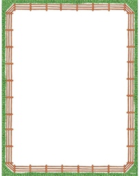 [TX11418] Farm Fence (21.5cmx 28cm)(50 sheets)