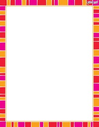 [TX27346] Stripe-tacular Snazzy Red Chart Wipe -Off (55cmx 43cm)