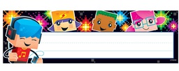 [TX69254] BlockStars! Nameplates (7.5cm x 24cm)      (36 pk)