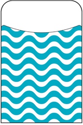 [TX77041] Wavy Teal (8.8cm x 13.3cm)   (40 pockets)