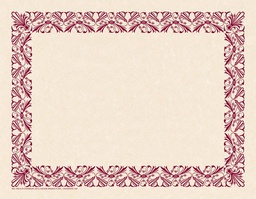 [VAX916] Art Deco Plum - Border Paper (21.5cm x 28cm)   (50 pk)