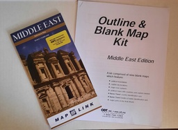 [ODTXME] MIDDLE EAST PACK (9 blank map kit)(9''x12'') (30.4cmx22.8cm)