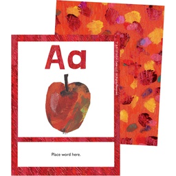 [CDX145131] ERIC CARLE ALPHABET LEARNING CARDS (14cm x 10.5cm)     (104 cards)