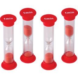 [TCR20646] 1 Minute Sand Timers - Small (1” x 3.5”)(2.5cmx8.8cm)