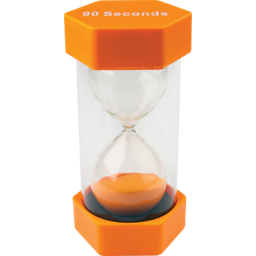 [TCRX20699] 90 Second Sand Timer - Large (3.25” x 6.3”)(8.2cmx16cm)