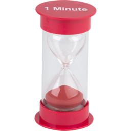 [TCR20756] 1 Minute Sand Timer - Medium (2.5''x5'')(6.3cmx12.7cm)