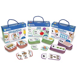 [LER6090] Puzzle Card Bundle (71pcs)(Counting, 3-word &amp; ABC)