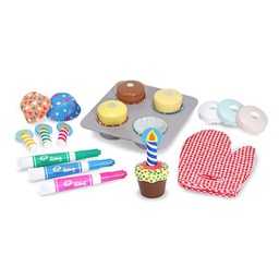 [MD4019] Bake &amp; Decorate Cupcake Set Wooden Toys (3-6yrs)
