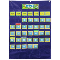 [CD158156] DELUXE CALENDAR POCKET CHART (145pcs)