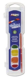 [DIX80525] Oval Pan Watercolors paint - Washable - Classic - (8 Color w/Brush)