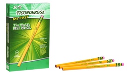 [DIX33336] DIXON My 1st Ticonderoga - Yellow - 13/32" Primary Pencil - w/Eraser 36 Ct Box