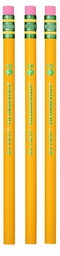 [DIX33336S] DIXON My 1st Ticonderoga - Yellow - (13/32&quot;(33.8cm) Primary Pencil - w/Eraser SINGLE