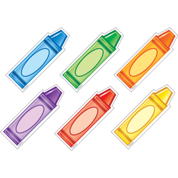 [EP62664] Crayons Mini Accents  3.5''x1.14'' (9cm x 2.9cm) (36pcs)