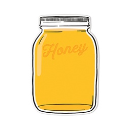 [EU841570] THE HIVE MASON JAR  Accents 36/pack  5.5&quot; x 5.5&quot; (14cm x 14cm)