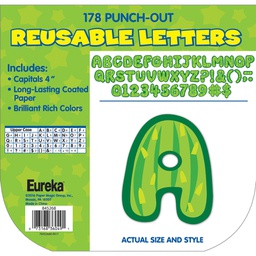 [EU845268] A SHARP BUNCH CACTUS DECOR LETTERS (4&quot;(10cm)  (178 pcs)