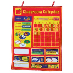 [MTB800] CLASSROOM CALENDAR POCKET CHART 36&quot; x 26&quot; (91cm x 66cm)