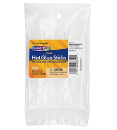 [PAC3351] HOT GLUE MINI STICKS CLEAR 12 pcs 4" (10cm)