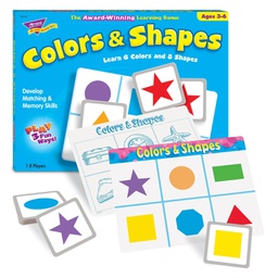 [T58103] COLORS &amp; SHAPES MATCH ME GAME Ages: 3-6 yrs (48pcs)