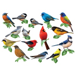 [CZA0079ZZH] SONGBIRDS MINI SHAPED PUZZLE SET/12 PUZZLES  (500 pc)