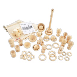 [CTU73935] HEURISTIC PLAY STARTER SET (Age: 10 months+) (63 Wooden pcs)