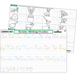 [TCR21014] CURSIVE WRITING PRACTICE LEARNING MATS 17"x 11.5" (43cm x 29cm)