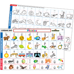 [TCR21022] PHONICS LEARNING MATS 17"x 11.5" (43cm x 29cm)