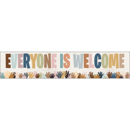 [TCR7131] EVERYONE IS WELCOME BANNER (8&quot;x39&quot;)(20cmx99cm) (1pc)