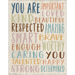 [TCR7150] EVERYONE IS WELCOME YOU ARE IMPORTANT Chart (17''x22'') (43cmx56cm)