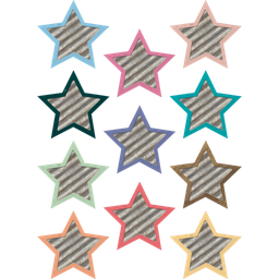 [TCR8860] HOME SWEET CLASSROOM STARS Mini Accents (3&quot;-7.5cm) (36pcs)