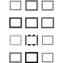 [TCR8519] MODERN FARMHOUSE BLANK CARDS Mini Accents  (3&quot;x2.25&quot;) (7.5cm x 5.7cm) (36pcs)