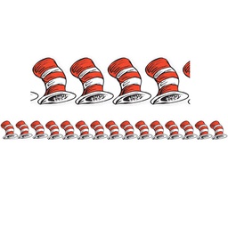 [EU846310] THE CATS HAT   EXTRA-WIDE Border 37' x 3.25&quot;  (11.25m x 8.25cm)